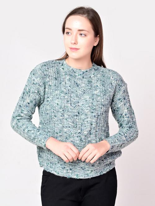 mock neck solid pullover - 18181850 - Very Small Image - 1