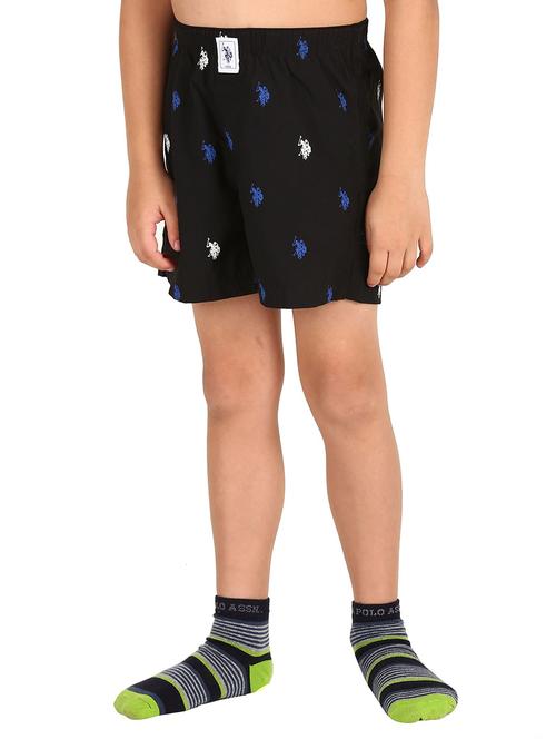 black printed shorts and three-fourth - 18183739 - Very Small Image - 1