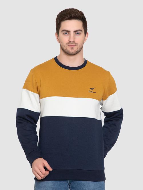 mens color block sweatshirt - 18184693 - Very Small Image - 1