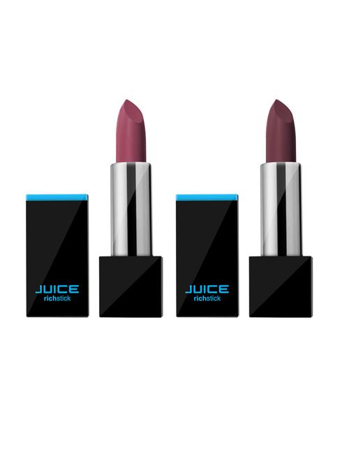 juice richstick (lipstick) pack of 2 coffeemousse m-70/berrynude m-92 waterproof & long lasting 4gm each - 18185448 - Very Small Image - 1