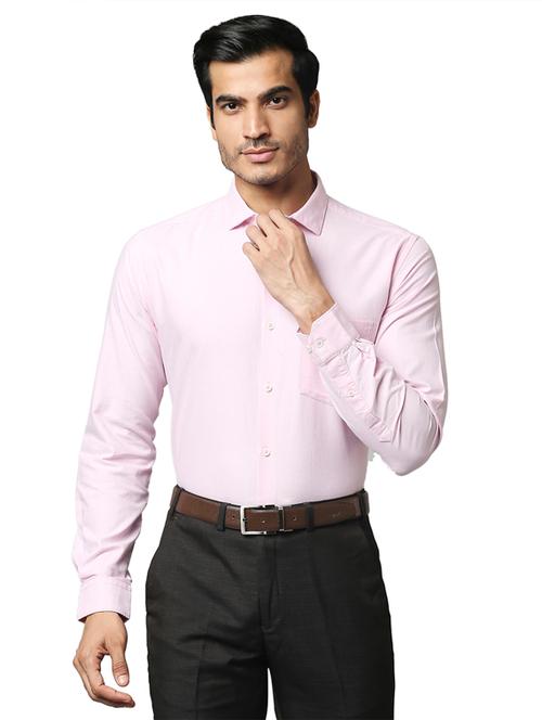 pink solid casual shirt - 18185684 - Very Small Image - 1