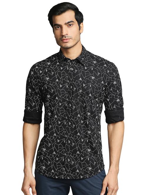 black printed casual shirt - 18185686 - Very Small Image - 1