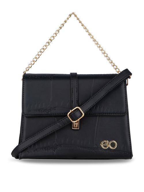 black leatherette (pu) regular satchel - 18186524 - Very Small Image - 1