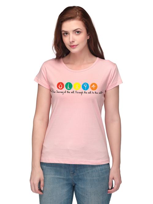 pink printed regular tee - 18187898 - Very Small Image - 1