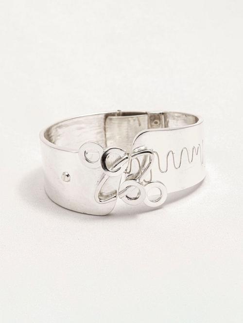 silver open jaw bracelet - 18188070 - Very Small Image - 1