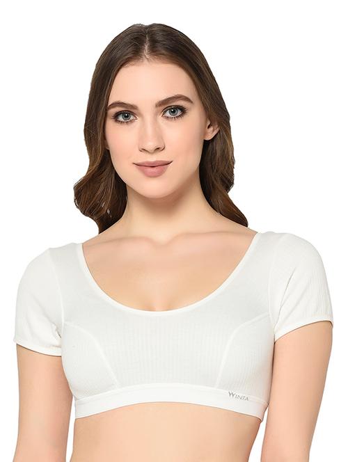white striped thermal sports bra - 18188693 - Very Small Image - 1