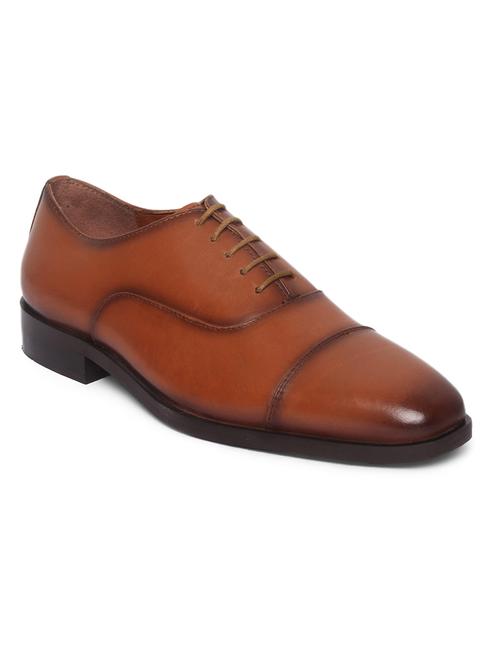 tan leather oxfords - 18191781 - Very Small Image - 1
