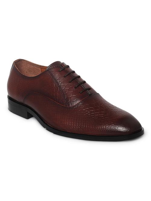 brown leather oxfords - 18191792 - Very Small Image - 1
