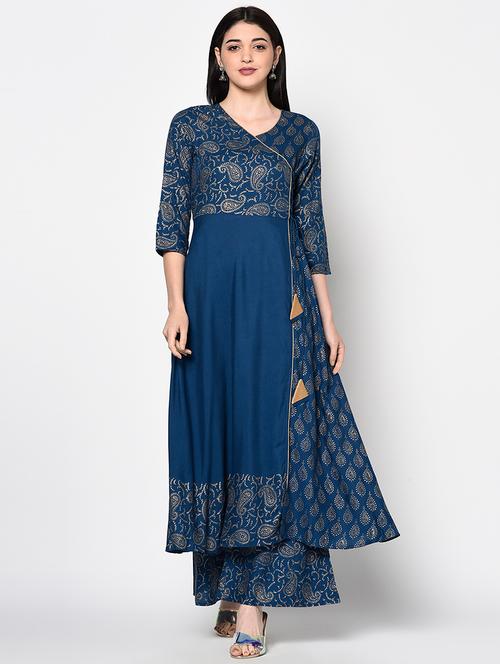 aniyah women kurta and palazzo set  - 18192121 - Very Small Image - 1
