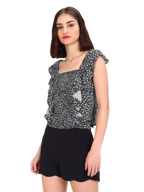 black printed regular top - 18195473 - Very Small Image - 1