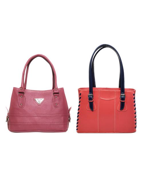 Multi Colored Leatherette (pu) Combo Handbag - 18196963 - Very Small Image - 1