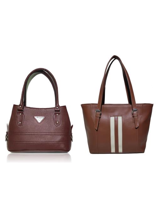 multi colored leatherette (pu) combo handbag - 18197396 - Very Small Image - 1