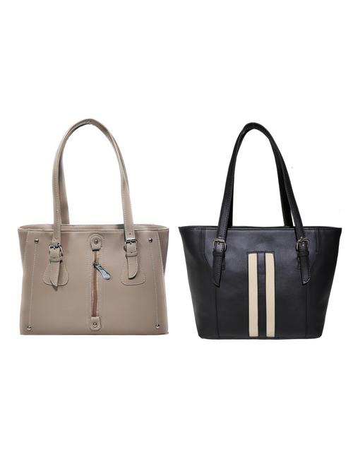 multi colored leatherette (pu) combo handbag - 18197749 - Very Small Image - 1