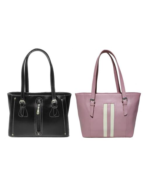 multi colored leatherette (pu) combo handbag - 18197768 - Very Small Image - 1