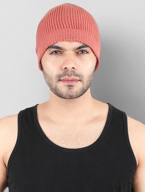 pink wool winter caps  - 18197935 - Very Small Image - 1