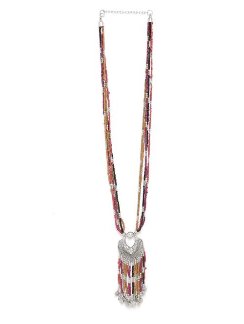 multi colored wool necklace - 18199014 - Very Small Image - 1