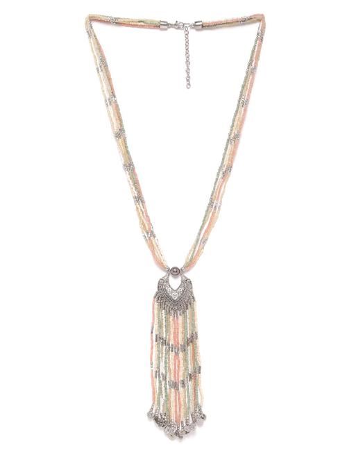 multi colored metal necklace - 18199068 - Very Small Image - 1
