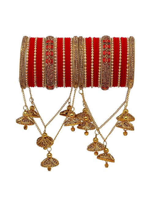 rijoli bridal latkan bangle/chuda set for women & girl ( pack of 42 ) - 18199171 - Very Small Image - 1