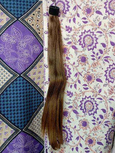 hair extensions ponytail golden color  - 18200952 - Very Small Image - 1