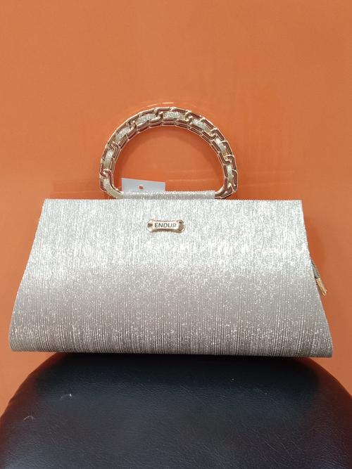 ladies party wear handbag golden colour  - 18201914 - Very Small Image - 1