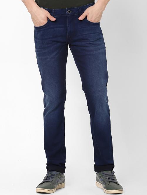 dark blue light washed jean - 18202136 - Very Small Image - 1