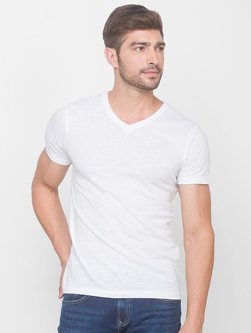 white solid t-shirt - 18202259 - Very Small Image - 1