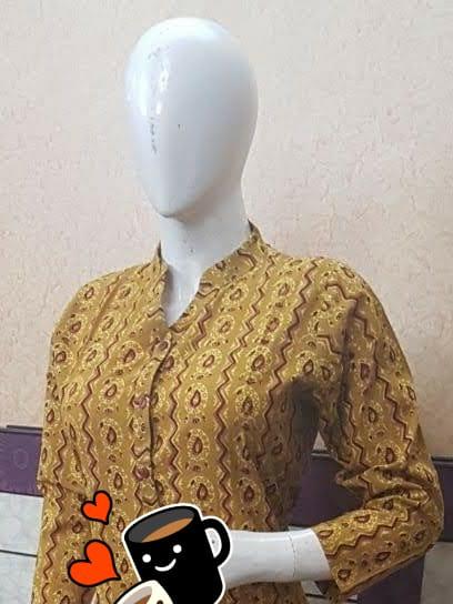 pure cotton gamthi print with riyon  - 18203905 - Very Small Image - 1