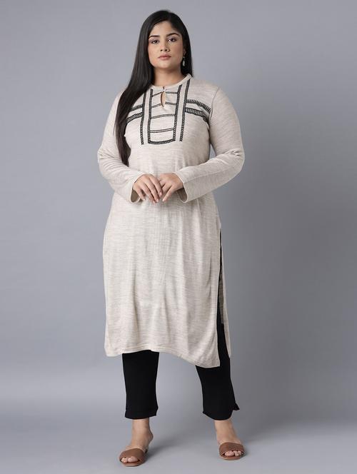 Women's Straight Kurta - 18204810 - Very Small Image - 1
