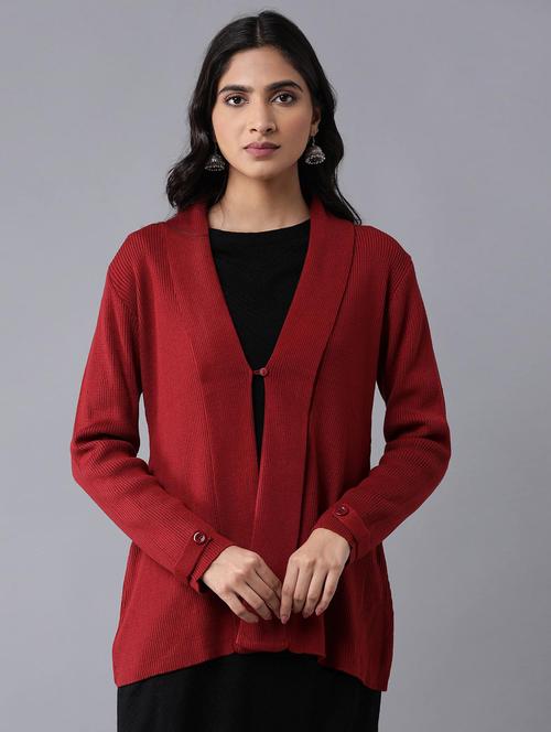 single button closure cardigan - 18205288 - Very Small Image - 1