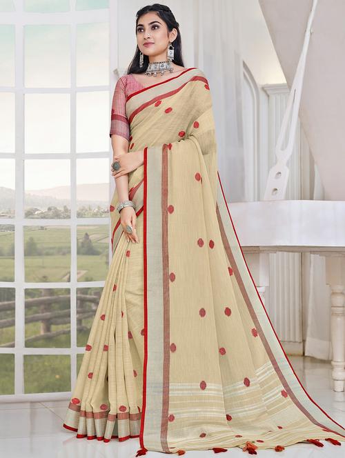 self design woven saree - 18206026 - Very Small Image - 1