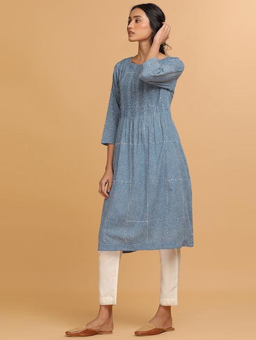 women's straight kurta - 18206706 - Very Small Image - 1