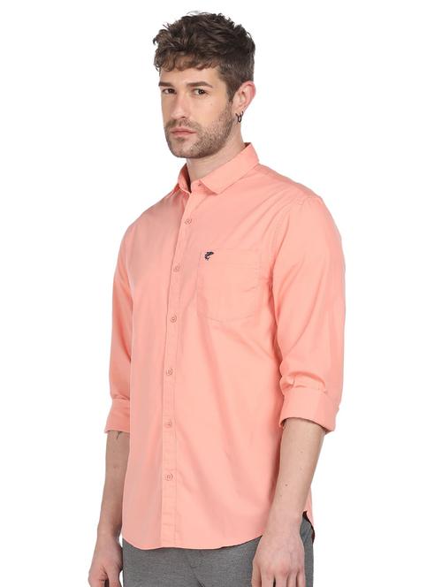 mens solid casual shirt - 18207063 - Very Small Image - 1