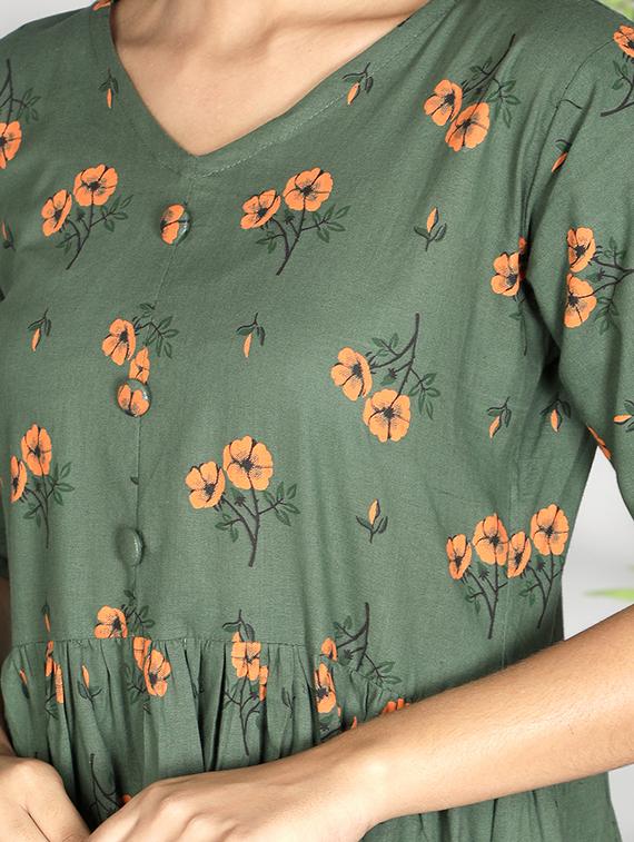 women's tiered kurta - 18208476 - Standard Image - 3