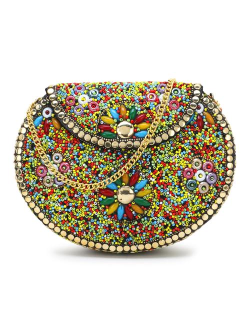 multi colored metal box clutch - 18209767 - Very Small Image - 1
