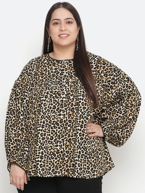round neck animal top - 18210744 - Very Small Image - 1