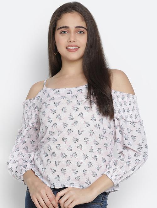 women's straight shoulder strap top - 18210770 - Very Small Image - 1