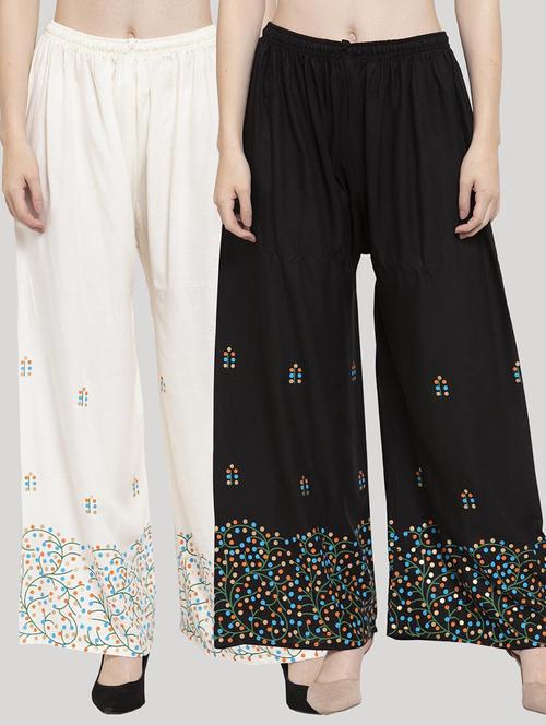 set of 2 printed palazzo - 18212413 - Very Small Image - 1