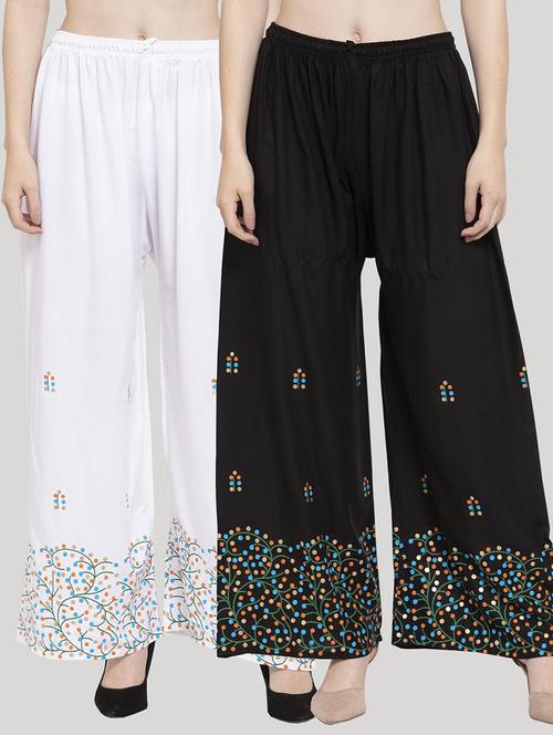 set of 2 printed palazzo - 18212417 - Very Small Image - 1