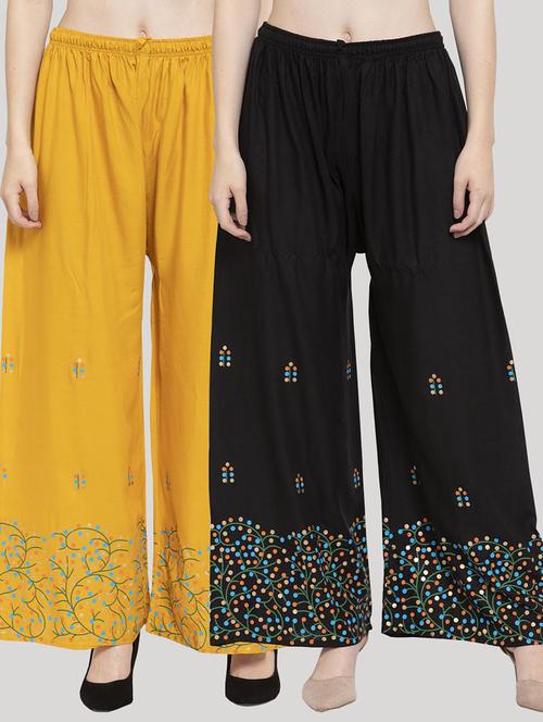 set of 2 printed palazzo - 18212423 - Very Small Image - 1