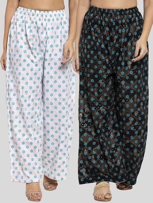 set of 2  printed  palazzo - 18212429 - Very Small Image - 1