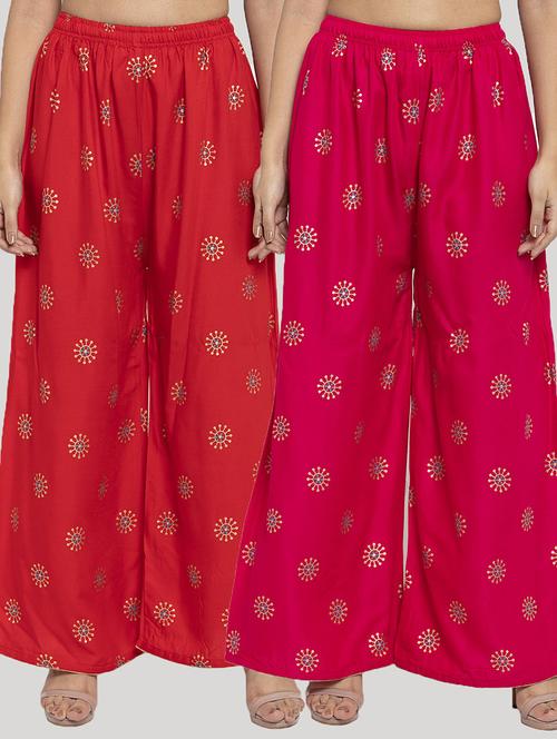 set of 2 printed palazzo - 18212507 - Very Small Image - 1