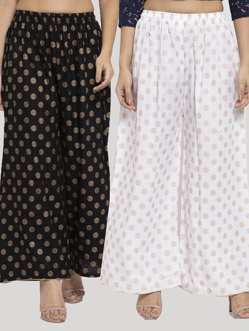 set of 2 printed palazzo - 18212516 - Very Small Image - 1