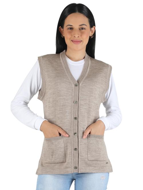 v-neck wool cardigan - 18213443 - Very Small Image - 1