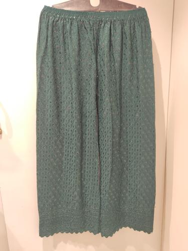 ladies palazzo malayi dori fabric green  - 18215804 - Very Small Image - 1