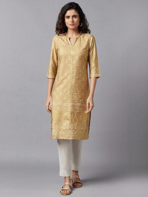 Women's Straight Kurta - 18216496 - Very Small Image - 1