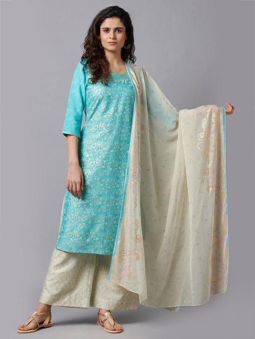 women's straight kurta - 18216499 - Very Small Image - 1