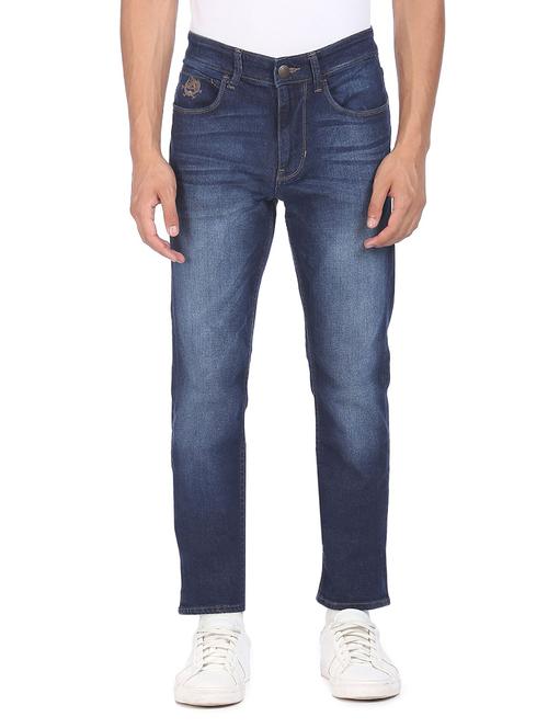 blue plain light-washed denim jean - 18216654 - Very Small Image - 1