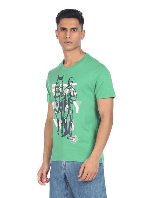 sea-green front-printed t-shirt - 18216684 - Very Small Image - 1