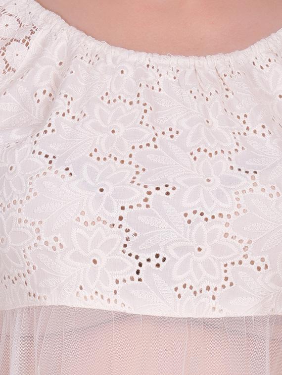 women's peplum round neck top - 18217059 - Zoom Image - 4