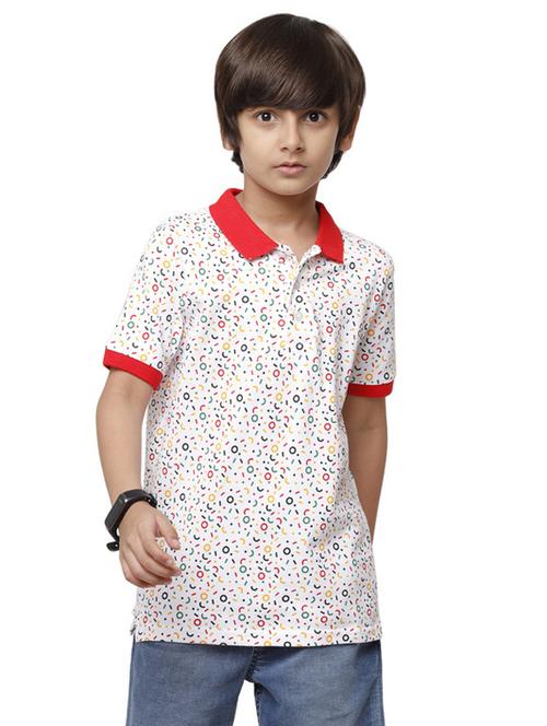 polo neck printed t-shirt - 18218604 - Very Small Image - 1